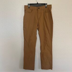 Denali straight fit pant 32x32 Classic Brown Men's Chinos members mark